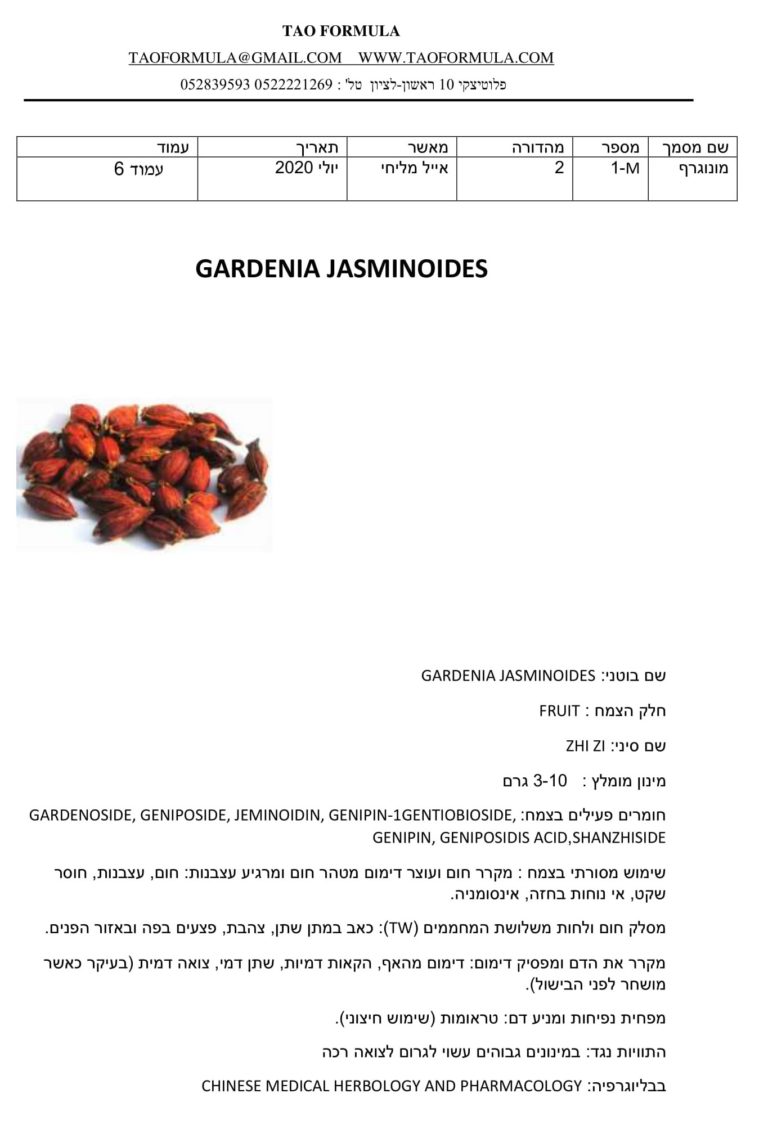 GARDENIA JASMINOIDES 1