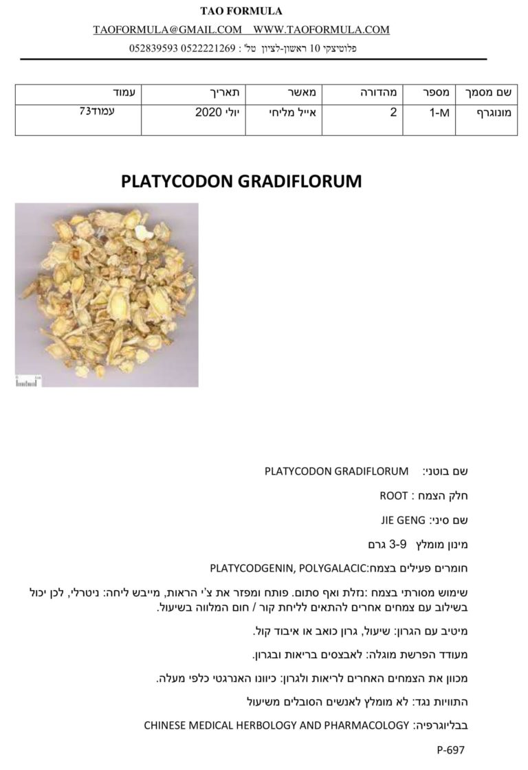 PLATYCODON GRADIFLORUM 1